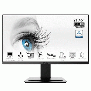 MSI Pro MP223 21.45 Inch Full HD Office LCD Monitor-Black